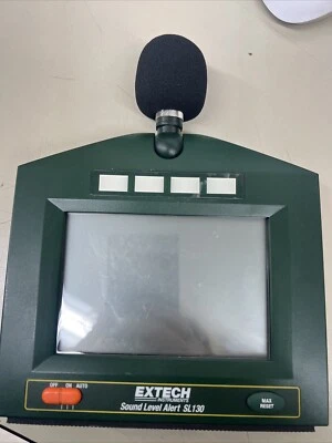 Extech Instruments Sound Level Alert SL130 Meter Sl 130 READ - Image 1 of 4