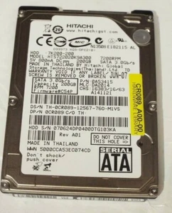 Hitachi 200GB 2.5" SATA Hard Drive HTS722020K9A300 - Picture 1 of 2