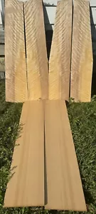 WESTERN RED CEDAR TOP AND CURLY YELLOW BIRCH BACK AND SIDES SET FOR HARP GUITAR - Bild 1 von 8