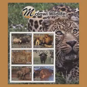 Malawi 2019 (Variety) Wildlife imperforate sheetlet - Picture 1 of 1