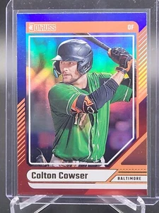 2024 Donruss Baseball Colton Cowser Blue & Red Foil No. 15 - Picture 1 of 2