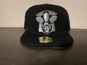 RAIDERS Las Vegas Oakland Los Angeles 3X Super Bowl Champs Snapback Cap Hat NEW - Picture 1 of 4