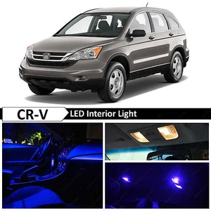 10x Blue Interior License Plate LED Lights Package Fits 2007-2012 Honda CR-V CRV - Picture 1 of 7