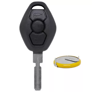 Funk Fernbedienung Gehäuse + Akku Schlüssel HU58 für BMW 3er E46 X3 E83 X5 E53 - Bild 1 von 2