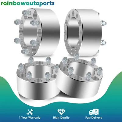 4 piezas espaciadores de rueda 3" 6x5,5 12x1,5 para Toyota Tacoma 4Runner Sequoia Hummer H3 Foto 1 de 4