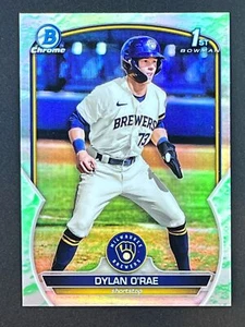 Dylan O'rae 2023 Bowman #BCP-143 1. Bowman Lunar Glow Refractor Brewers - Bild 1 von 2