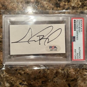 Chris Bosh PSA/DNA Signed Bookplate - Picture 1 of 4