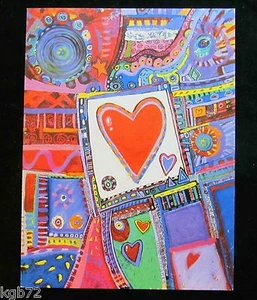 Leanin Tree Valentine Card Valentine's Day Heart Hearts Romance Love V62 - Picture 1 of 2