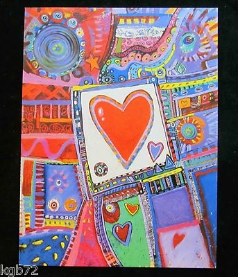 Leanin Tree Valentine Card Valentine's Day Heart Hearts Romance Love V62 - Image 1 of 2