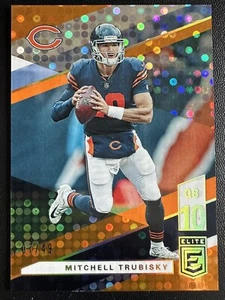 Panini Donruss Elite 2019 - naranja #26 Mitchell Trubisky/49 - Imagen 1 de 4
