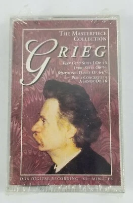 Grieg The Masterpiece Collection Cassette Tape 1997 Regency Music - Image 1 of 3