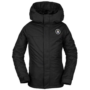 VOLCOM Girls' SASS 'N' FRAS Insulated Snow Jacket - BLK - Size Small - NWT - Picture 1 of 2