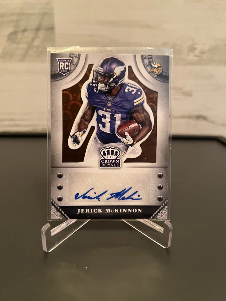 2014 Panini Crown Royale - Rookie Signatures Jerick McKinnon #S-MC Bronze... - Image 1 of 2