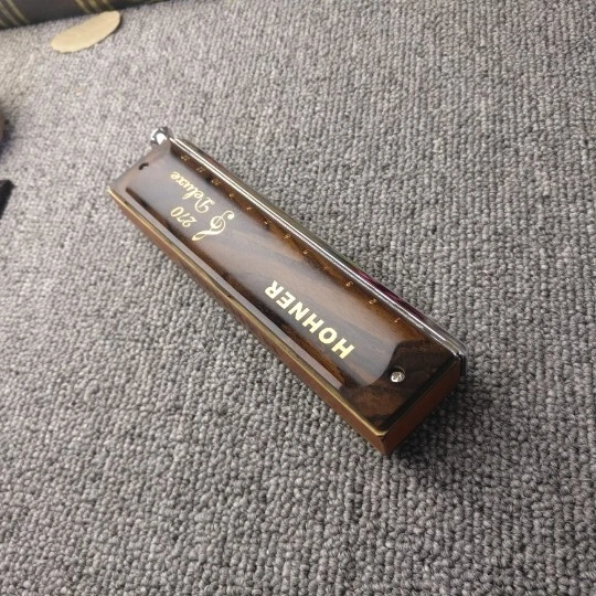 New Handmade Sandalwood Cover Plate for HOHNER 270 chromatic DIY Harmonica  - Image 1 of 4