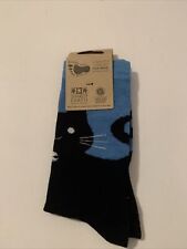 Shared Earth Black Cat Bamboo Mix Socks 3-7 BNWT Freepost