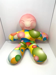 🌈 MOGU People JOY Rainbow Circles  Microbead Squishy Doll Soft Plush 20 1/2" - Picture 1 of 16