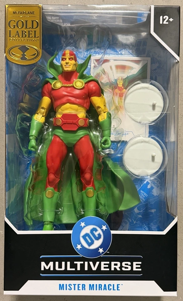 "Figura de acción McFarlane Toys DC Multiverse Gold Label Mister Miracle 7"" - Nueva" Foto 1 de 2