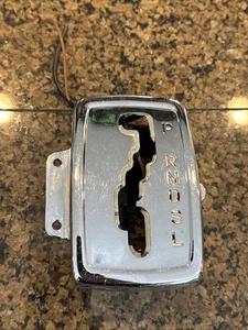 1972 MERCEDES-BENZ R107 350SL CHROME PLATED SHIFTER SELECTOR SURROUND HOUSING - Picture 1 of 21