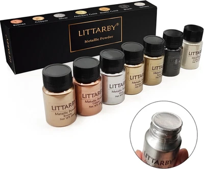 Super Pigmented Metallic Mica Powder for Resin, DIY Crafts & Painting - 7 Colors - Image 1 of 4