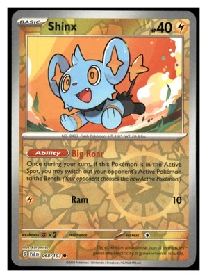 Shinx Reverse Holo - SV02: Paldea Evolved 068/193 -Common- Pok̩mon NM - Image 1 of 2