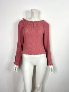 Vtg Gucci by Tom Ford Pleated Pink Top IT40 - Picture 1 of 8