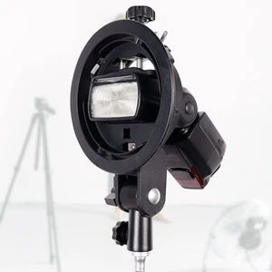 S Type Bracket For Bowens Mount Holder S Type Bracket Holder For Speedlite F BEA - Picture 1 of 12