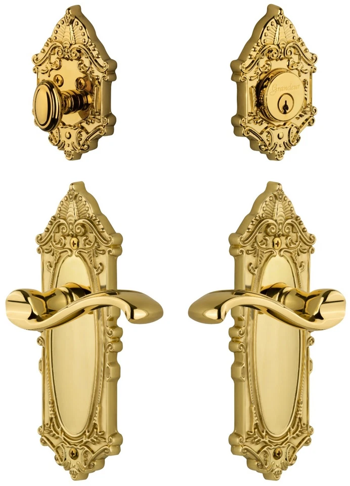 Grandeur GVCPRT_SP_ESET_238 Grande Victoriano Latón Sólido Derecha - Latón Foto 1 de 1