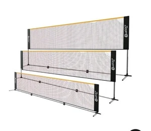 Red de tenis portátil Zicon, juego de red de bádminton con postes de acero inoxidable ajustable... - Imagen 1 de 8
