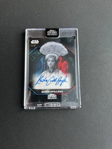 2024 Chrome Black Star-Wars Keisha Castle-Hughes As Queen Apailana Auto 95/99 - Bild 1 von 2