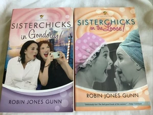 Sisterchicks in Gondolas! & On the Loose! - Robin Jones Gunn (Trade PB) LIKE NEW - Picture 1 of 9