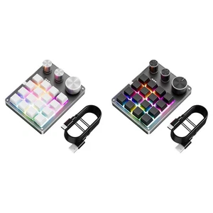 Dynamic Mechanical Keyboard Featuring 16 Keys and Layered Functionality - Picture 1 of 14