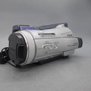 Sony Handycam DCR-IP220E Handheld MicroMV Camcorder Silver Tested - Picture 1 of 8
