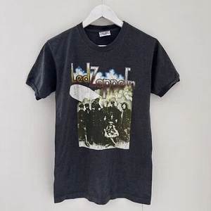 Vintage 2004 Bayside Led Zeppelin Band Graphic Made In USA Ringer Shirt - Mens S - Picture 1 of 9