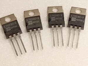 4X L7824C-V. SGS .TRANSISTOR 7824 - NEU Old Stock - Bild 1 von 3