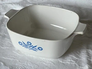 Vintage Corning Ware P-1¾-B Casserole Dish – Blue Cornflower Rare Blue Ink Stamp - Picture 1 of 10