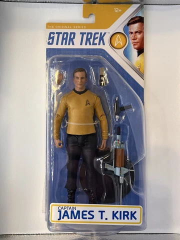 McFarlane Toys - Star Trek Captain James T. Kirk Collectible Action Figure - New Cover