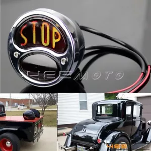 Brake Stop Tail Light Custom Rat Hot Rod for Ford 1928-1931 Model A Duolamp Foad - Picture 1 of 7