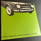 1963 Chrysler Simca 1000 - Vintage Original 10 Seiten Autohändler Verkaufsbroschüre