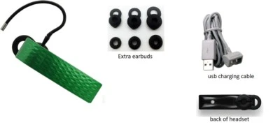 Green Aliph Jawbone prime 2edition Ear-Hook Headset noise assist Bluetooth lime - Image 1 of 2
