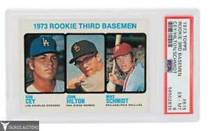 1973 Topps Rookie 3rd Baseman #615 HOF Mike Schmidt Rookie Baseball Card PSA 6