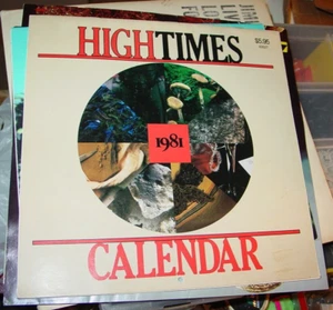 HIGH TIMES 1981 VINTAGE HEADSHOP CALENDER -NICE! - Picture 1 of 4