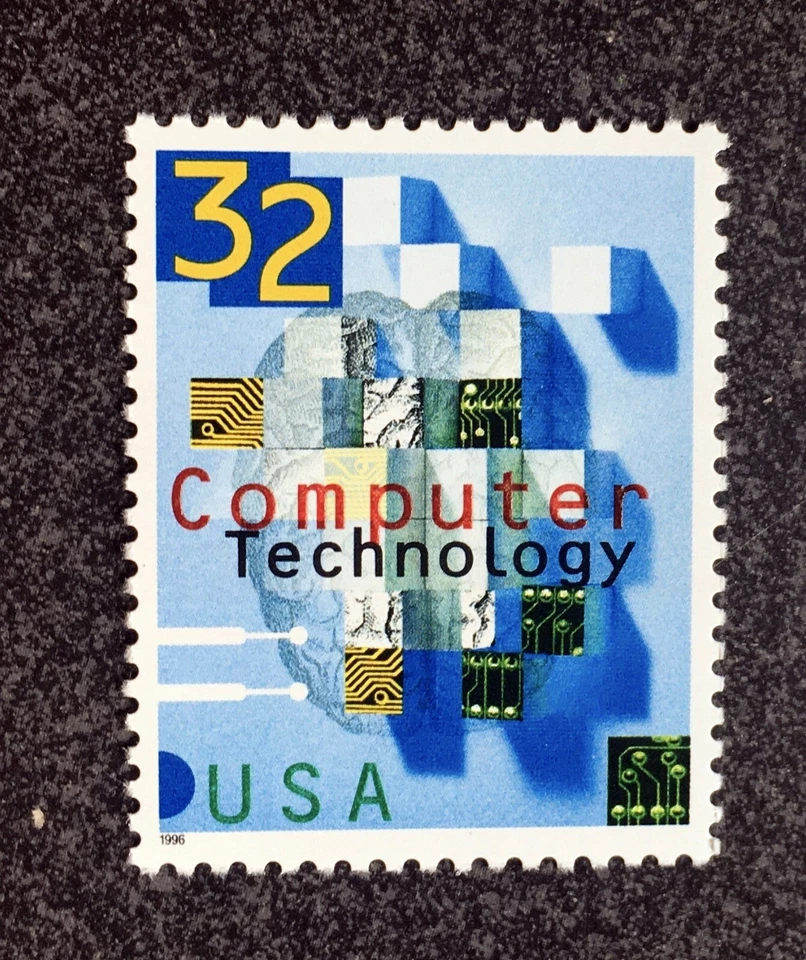 USA1996 #3106 32c Computer Technology - Single Stamp From Sheet  Mint  horse - Image 1 of 1