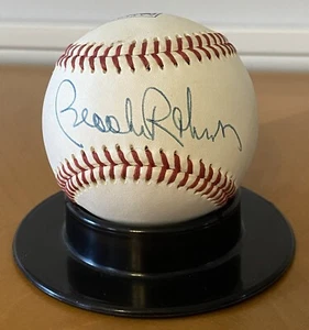 Brooks Robinson Signed Hall of Fame Baseball Auto Baltimore Orioles HOF - Picture 1 of 3