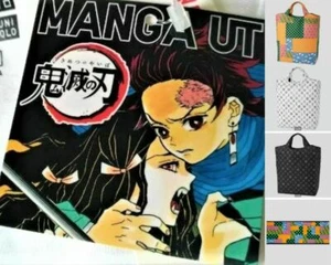 KIMETSU NO YAIBA Demon Slayer x UNIQLO UT / BOLSO TOALLA GRANDE BANDANA ESPECIAL - Imagen 1 de 28
