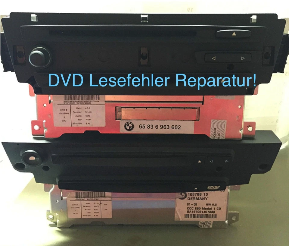 BMW Navi DVD Lesefehler Reparatur CCC E60 E90 E70 E87 und Weitere - Bild 1 von 1