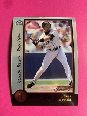 🐶 1998 Bowman Chrome Ellis Burks  #268 Colorado Rockies - Image 1 of 2