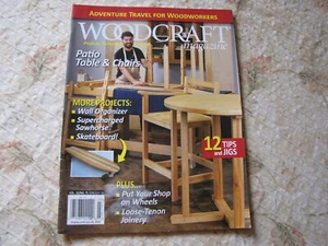 WOODCRAFT Magazine June/July 2016 Patio Table & Chairs plus Wall Organizer & etc - Imagen 1 de 5