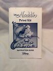 Kit d'impression Disney's Aladdin 1992 * Guide d'instructions seulement * R1