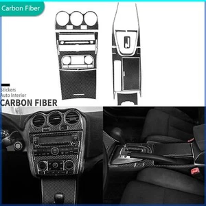 14Pcs Real Carbon Fiber Center Console Trim Kits For Nissan Altima Teana 2008-12 - Picture 1 of 20