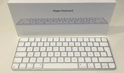 Apple Magic Keyboard A2450 QWERTZ Layout Bluetooth Tastatur Silber - Bild 1 von 4